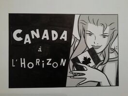 Walter Minus - Canada à l'Horizon - Illustration originale