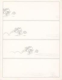 Guillermo Mordillo - Playing football - Planche originale