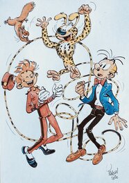 Yoann - Yoann Spirou et Fantasio - Illustration originale