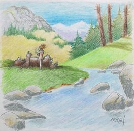 Dessin aux crayons Dessin aux crayons