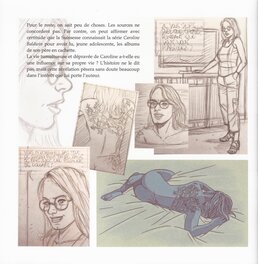 Un autre extrait de « Miss Tattoo » qui présente le crayonné de cette même case. Un autre extrait de « Miss Tattoo » qui présente le crayonné de cette même case.