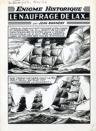 René Brantonne - Le Naufrage de la X... - Comic Strip