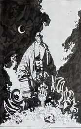 Mike Mignola - Mignola - HELLBOY !! - Original Illustration