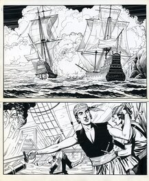 Raoul Giordan - Jean Bart, à l’abordage ! - Planche originale