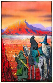 Piotr Drzewiecki - Lord of the Rings - Gandalf - Illustration originale