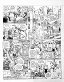 Enki Bilal - Les Phalanges de l'Ordre noir - Planche originale