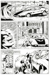 Chris Warner - Batmobile Batman #408 - Planche originale