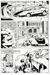 Chris Warner - Batmobile Batman #408 - Planche originale