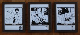 3 illustrations encadrées 3 illustrations encadrées