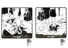 Nicolas Petrimaux - Pétrimaux - Raminktober 2018 - Illustrations #22 & 23 - Original Illustration