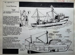 Eddy Paape - Rubrique du Fureteur : le thonier (journal Spirou, 1962) - Comic Strip