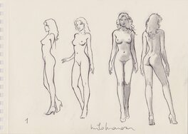 Milo Manara - Manara - A la recherche de la perfection - Planche originale