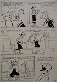 Sandro Dossi - Popeye N° 531, planche 2 - Planche originale