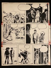 Jijé - Jerry Spring - Trafic d’armes pl.22 - Planche originale