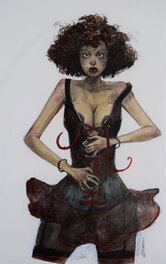 Yannick Corboz - Le corset - Illustration originale