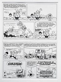 Greg - Achille Talon - T.27 - "Ne rêvons pas" - Planche originale