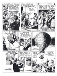 Franz - L'épopée des premiers ballons–poste - Pl 2 - Planche originale