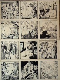 Félix Jobbé-Duval - Apparition de Ste Anne - journal Ololé - Planche originale