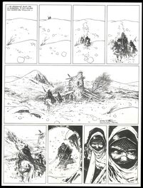 Planche originale - Ramiro : 8. Les Otages