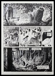 Christophe Blain - Donjon Potron-Minet - Une jeunesse qui s'enfuit - Planche originale