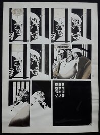 Alberto Breccia - El viajero de gris - Cornelius Dark - Planche originale