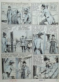 Planche originale - Sergent Peter, épisode inconnu, planche 5 - Parution dans Biribu n°17 (Mon journal)