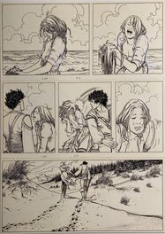Milo Manara - Un été indien - Planche originale