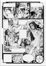 Raúlo Cáceres - Planche Elizabeth Bathory - Planche originale