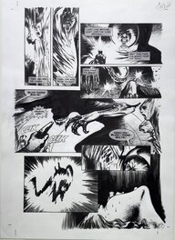 David Lloyd - Aliens: corridor, planche originale. - Planche originale