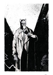 Jesús C. Gan - Blacksad (Inktober 2020) - Illustration originale