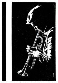 Jesús C. Gan - Jazz Maynard (Inktober 2020) - Illustration originale