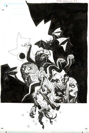 Mike Mignola - Hb Darkness Calls #2 - Original Cover