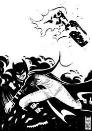 Victor Santos - Batman (Carrie Kelley) (Inktober 2020) - Original Illustration