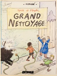 Johan De Moor - Quick et Flupke - Grand Nettoyage - Couverture originale