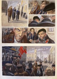 Jean-Pierre Gibrat - Mattéo tome 2 planche 20 - Planche originale