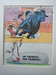 studio uderzo - Bleu de coloriage - Original art