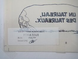 Signature studio asterix pour bon à tirer