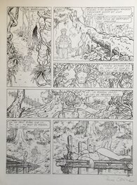 Copy of original album page - sketch for last panel