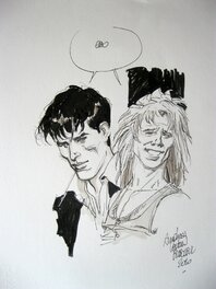 Andrea Venturi - Dylan Dog e Johnny Freak - Illustration originale