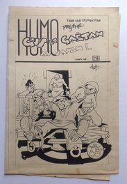 La Couverture Originale au Format entier de 21 X 31 Cm a L'Encre de Chine , avec Quelques petites salissures.