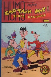 Chott Pierre Mouchot Cap'tain Paf ! .. 8 Texas Dérangé , Couverture Originale couleur directe 1953 ( Calvo , Segar Popeye ) top