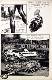 Milo Manara - Genius 16 p23 • Lamborghini Miura - Planche originale