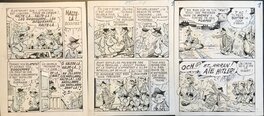 Marijac - Les trois mousquetaires du maquis pl 9, 17 & 18 - Planche originale