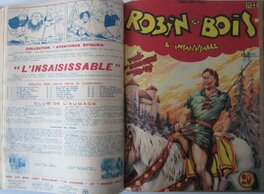 A Gauche Le 4ème Plat du N°21 avec Pim Pam Poum et A Droite Le N°22 Robin des Bois L'insaisissable de Novembre 1949 .