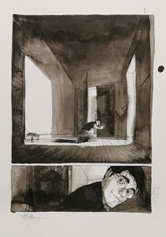 Stéphane Levallois - Le dernier modèle - planche originale - Comic Strip