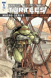 Couverture originale TMNT Michelangelo Macr-Série (2018) Couverture originale TMNT Michelangelo Macr-Série (2018)