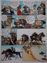 Georges Ramaïoli - Mise en couleur Zoulouland T2 Noir comme l'enfer - Original art
