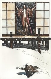 Guillaume Sorel - Guillaume SOREL - Geisha - “Femmes, Chats, Japon” - Portfolio Personnel n°2 - Illustration originale