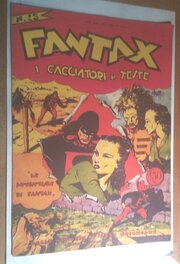 La Couverture Originale a également Servie pour Le FANTAX 23 en italien " I Cacciatori di Teste " , Éo EDIZIONI DE LEO du 15 / 06 / 1949