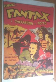 La Couverture Originale a également Servie pour Le FANTAX 23 en italien " I Cacciatori di Teste " , Éo EDIZIONI DE LEO du 15 / 06 / 1949 La Couverture Originale a également Servie pour Le FANTAX 23 en italien " I Cacciatori di Teste " , Éo EDIZIONI DE LEO du 15 / 06 / 1949